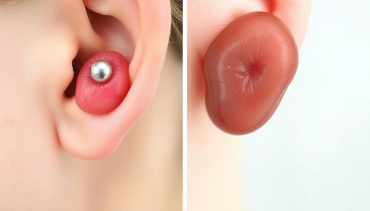piercing bump vs keloid