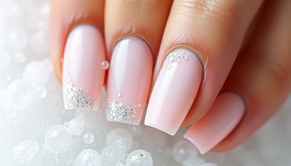 bubble bath nails