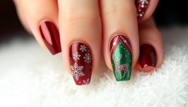 christmas nails 2024