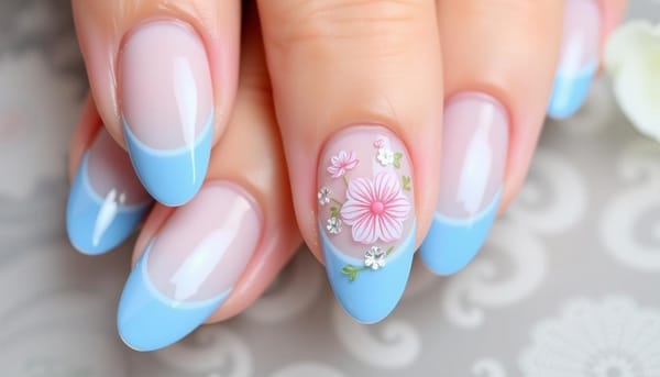 sky blue french tip 1.5
