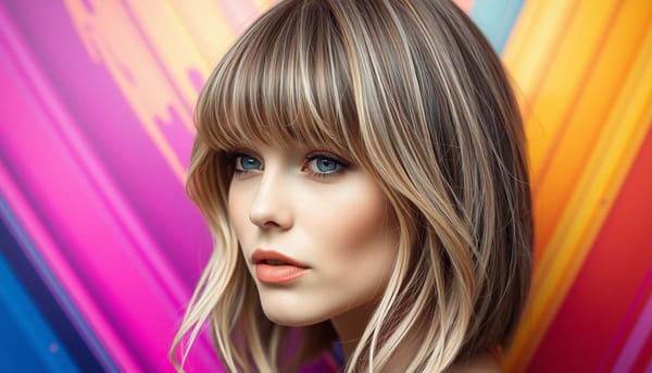 taylor swift bangs